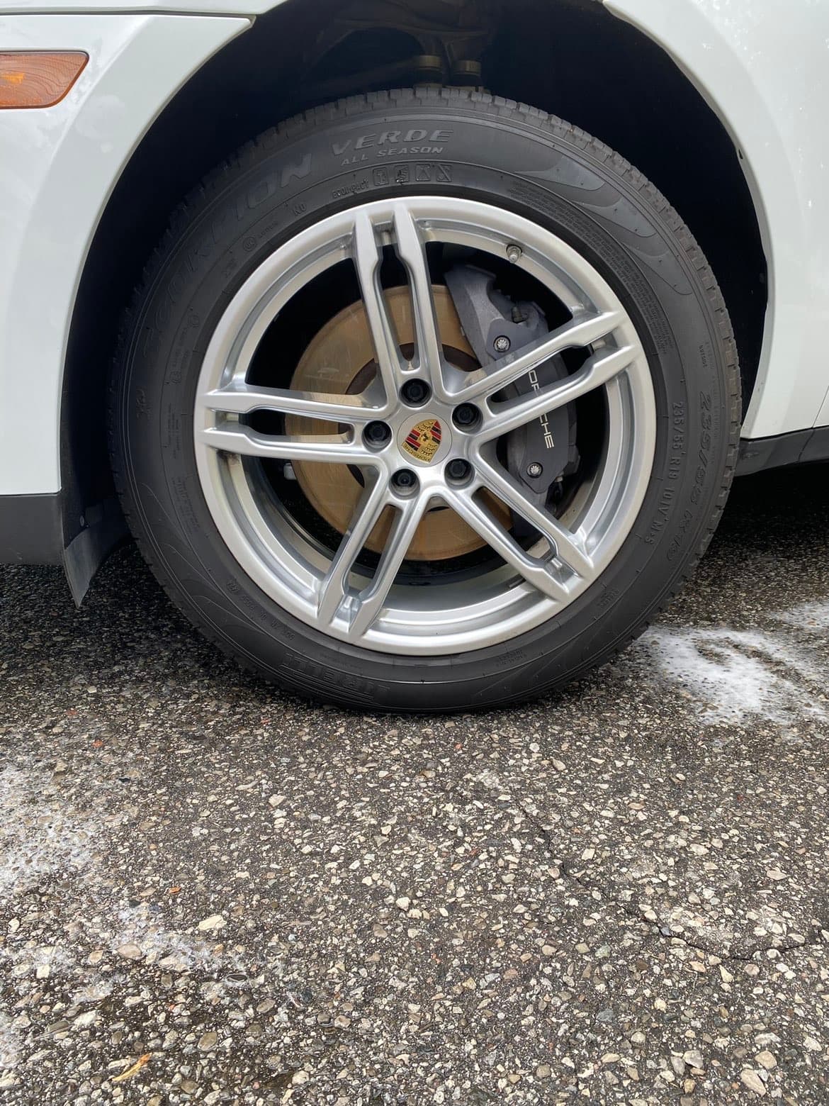 After tire shine